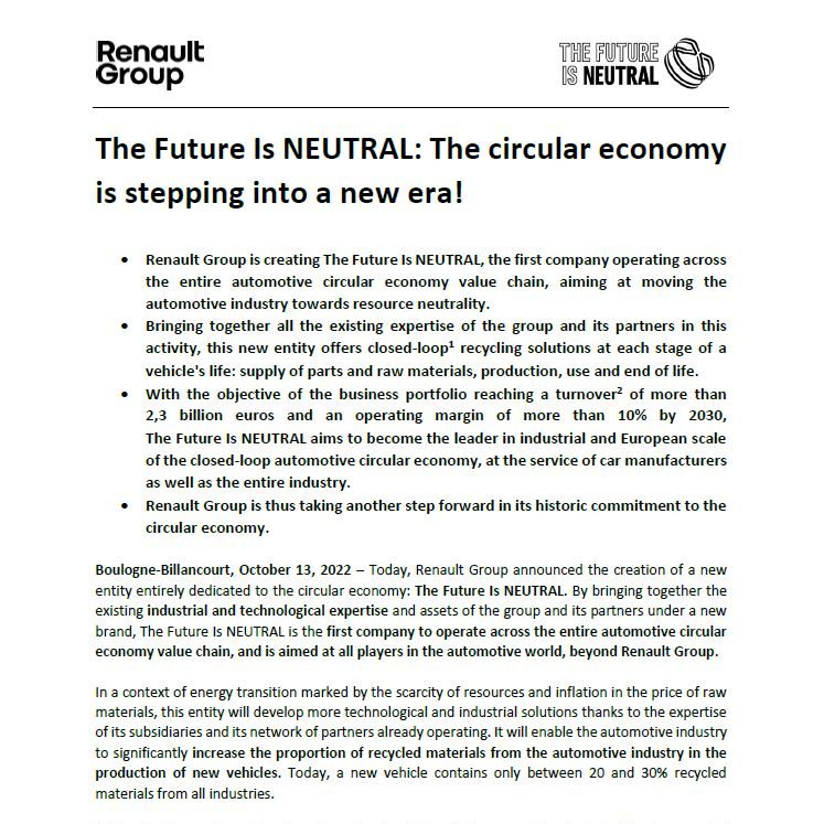 cover pr - the circular economy is stepping into a new era
